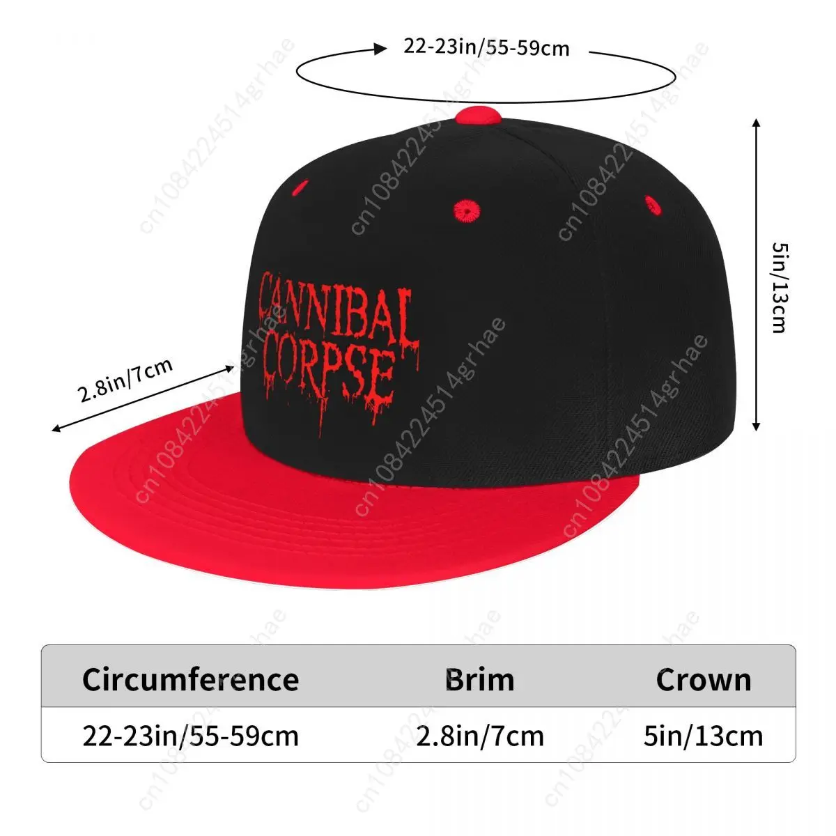 أكلة لحوم البشر جثة الموت المعادن الفرقة قبعة بيسبول الرجال جزار الجمجمة قبر Snapback قبعة الهيب هوب ظلة قبعة في الهواء الطلق #5