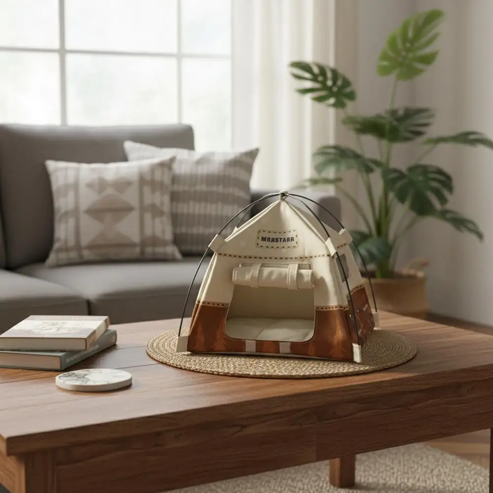 Modelo de Barraca de Camping em Miniatura 1:12, Barraca de Tecido Realista para Figuras de Ação, Decoração de Cenários em Miniatura e Acessórios para Fotografia
