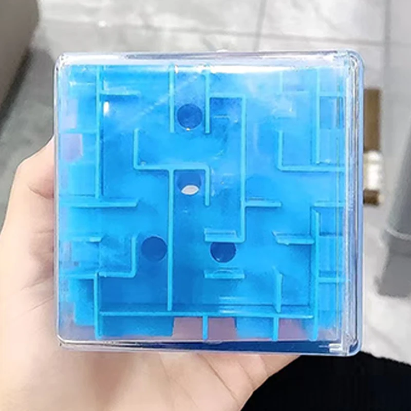 Labyrinth 3D Puzzle Maze Cube Brain Teasers for Children Kids IQ Test Educational Toys Birthday Party Favors Classroom Prizes