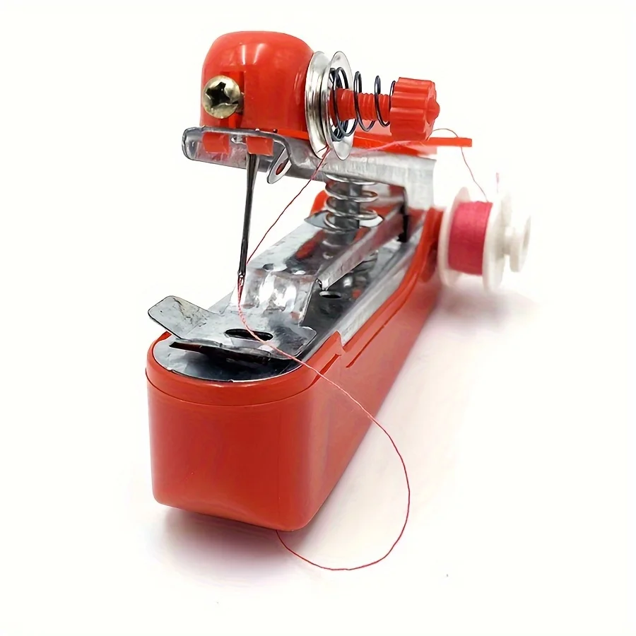 6 teile/satz Handheld Tragbare Mini Nähmaschine mit 5 stücke Farbe Faden Reparatur Multifunktions Haushalt DIY Nähen Werkzeug ZSY