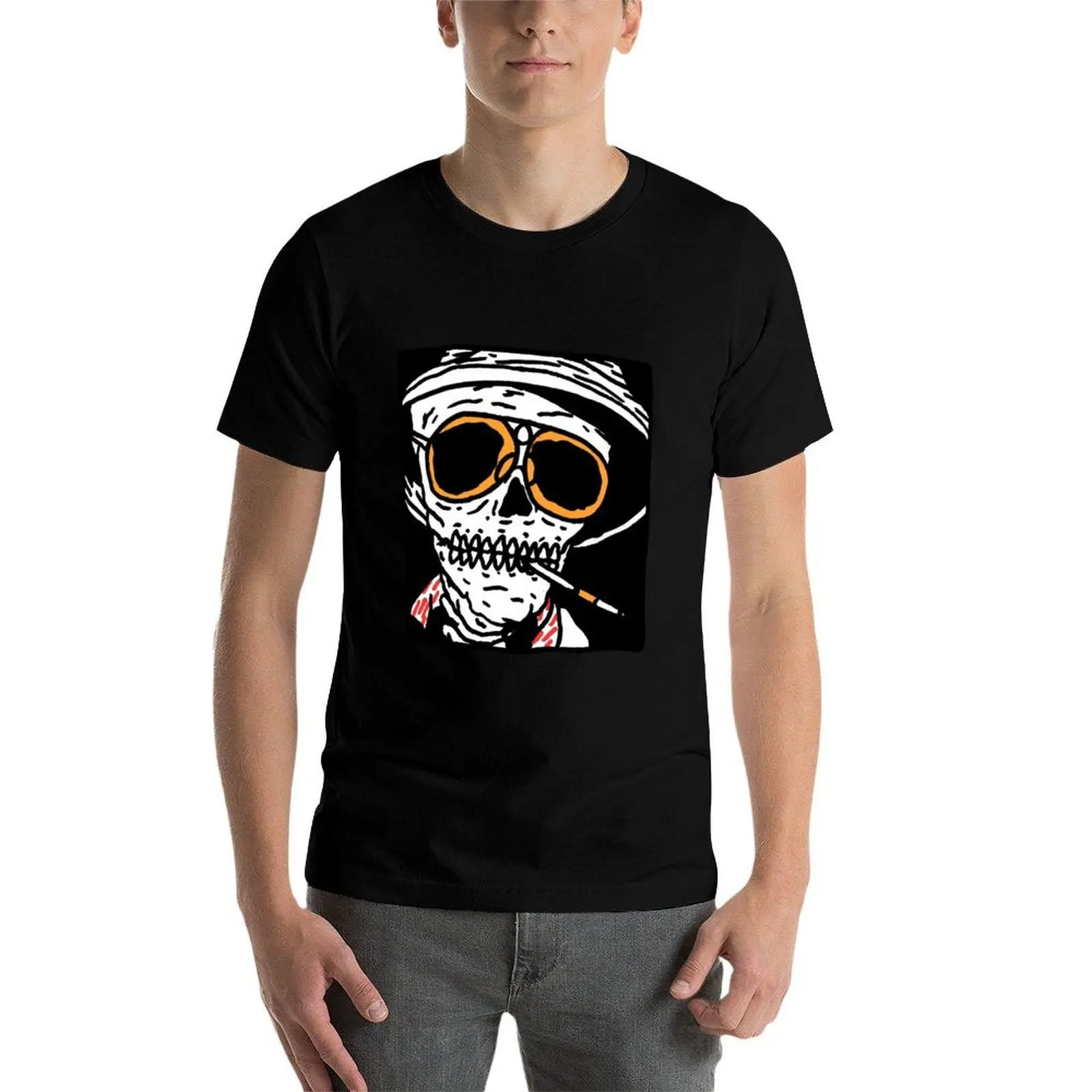 

Fear and Loathing skull T-Shirt g man t shirts for men t shirts for man graphic vintage T-Shirt