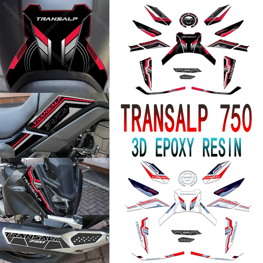 

3D protection stickers Motorcycle decorative stickers For Honda XL750 Transalp xl750 transalp