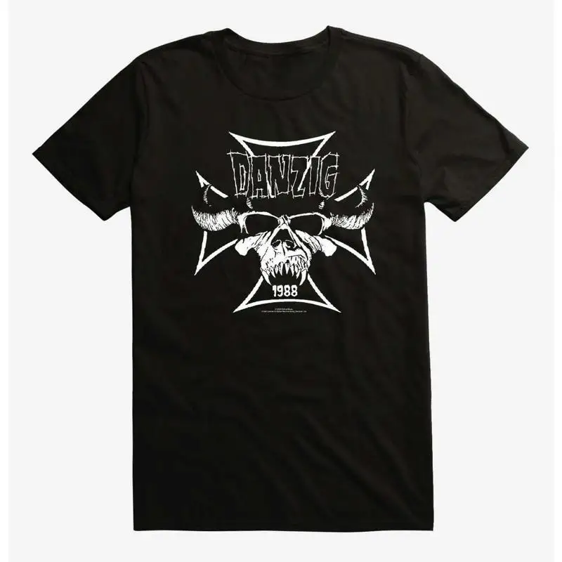 Danzig Cross Skull Logo Extra Soft T Shirt NEW SALE