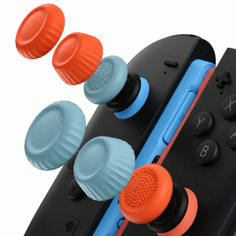 6pcs Thumb Grips for Nintendo Switch 2 (2025 Upgraded Anti-Slip), Thumb Grip Caps Enhanced Gaming Grip, Comfortable & Durable
