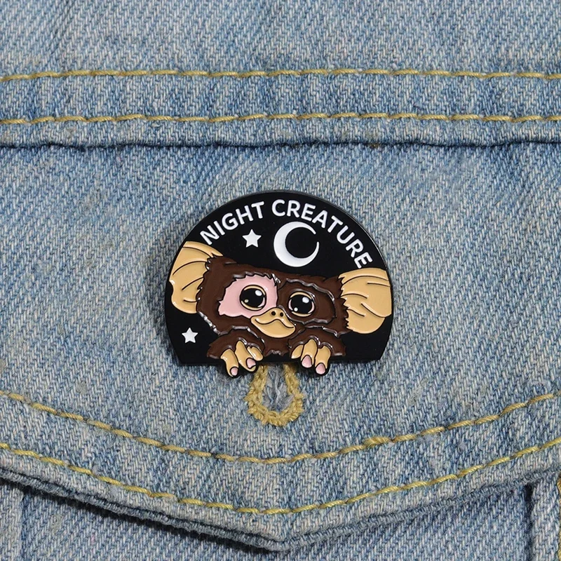 Cartoon Monster Enamel Pins Wholesale Film Character Brooches Decorative Backpack Lapel Badge Jewelry Accessories for Friends