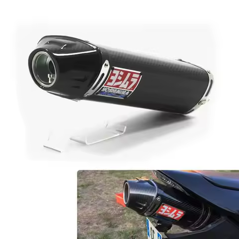 51mm Motorcycle Exhaust Yoshimura Carbon Fiber Muffler For HONDA CBR600RR F5 CBR1000RR Motorcycle Exhaust Escape Modify
