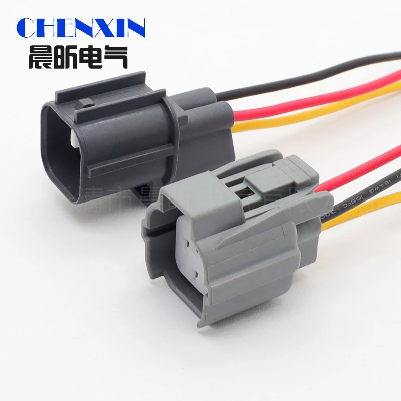 For Excavator sensor solenoid valve Yamaha OBD2       3 Pin automotive wire harness connector plastic plug 6181-0072 6189-0131