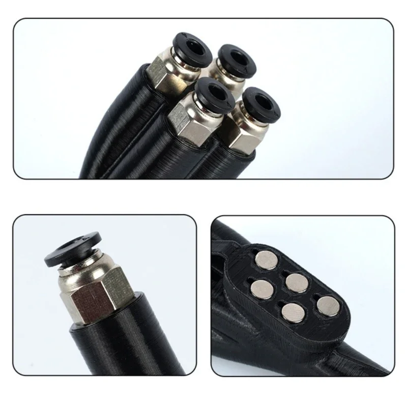 Connettori per tubi adattatrici 4 in 1 per laboratorio X1C Adattatore Adattatore FILAMENTO Accessori Porta espansione