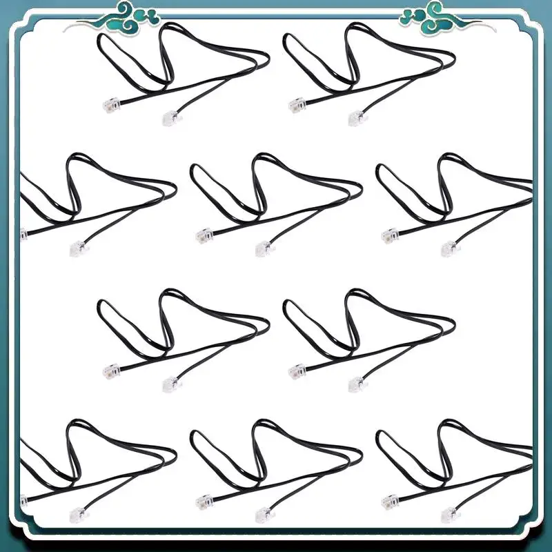 ABSK-10X RJ11 6P4C Telephone Cable Cord ADSL Modem 1 Meters