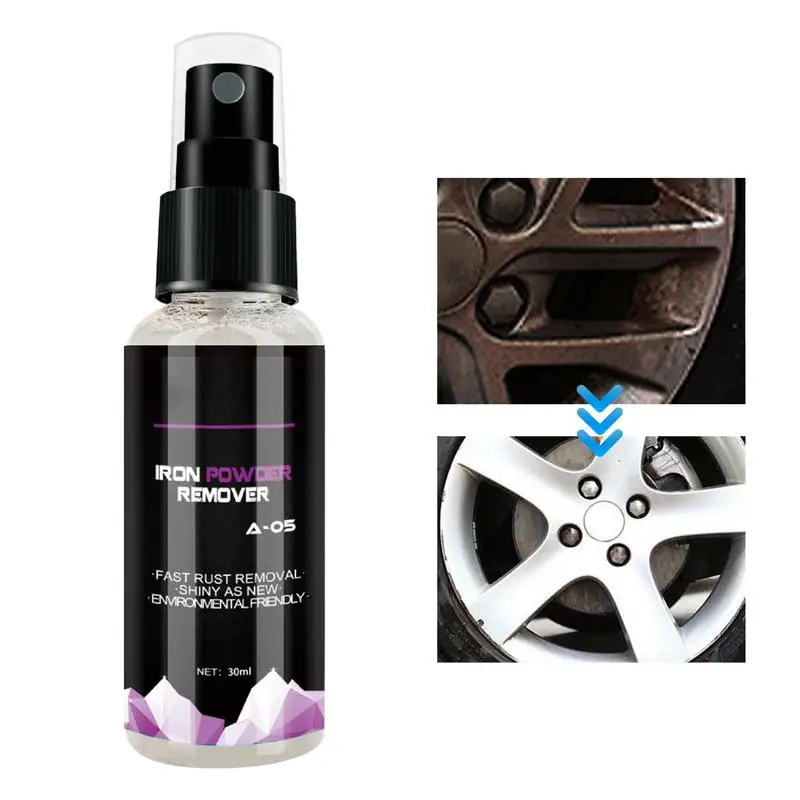 

Rust Remover Spray For Cars Wheel Hub Metal Etching Rust Neutralizer Multi-Purpose Rust Stain Remover Spray for Car Motorcycle