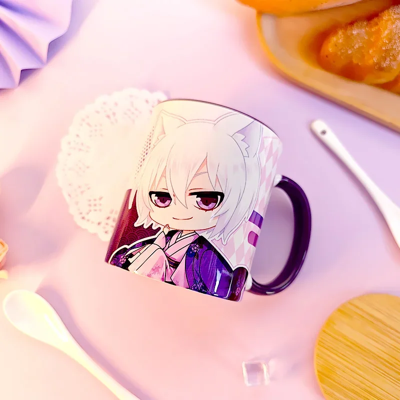 Anime With Lid Spoon Kamisama Love Kamisama Kiss Tomoe Cartoon Ceramic Coffee Mug Cup Cosplay Water Cup Gift