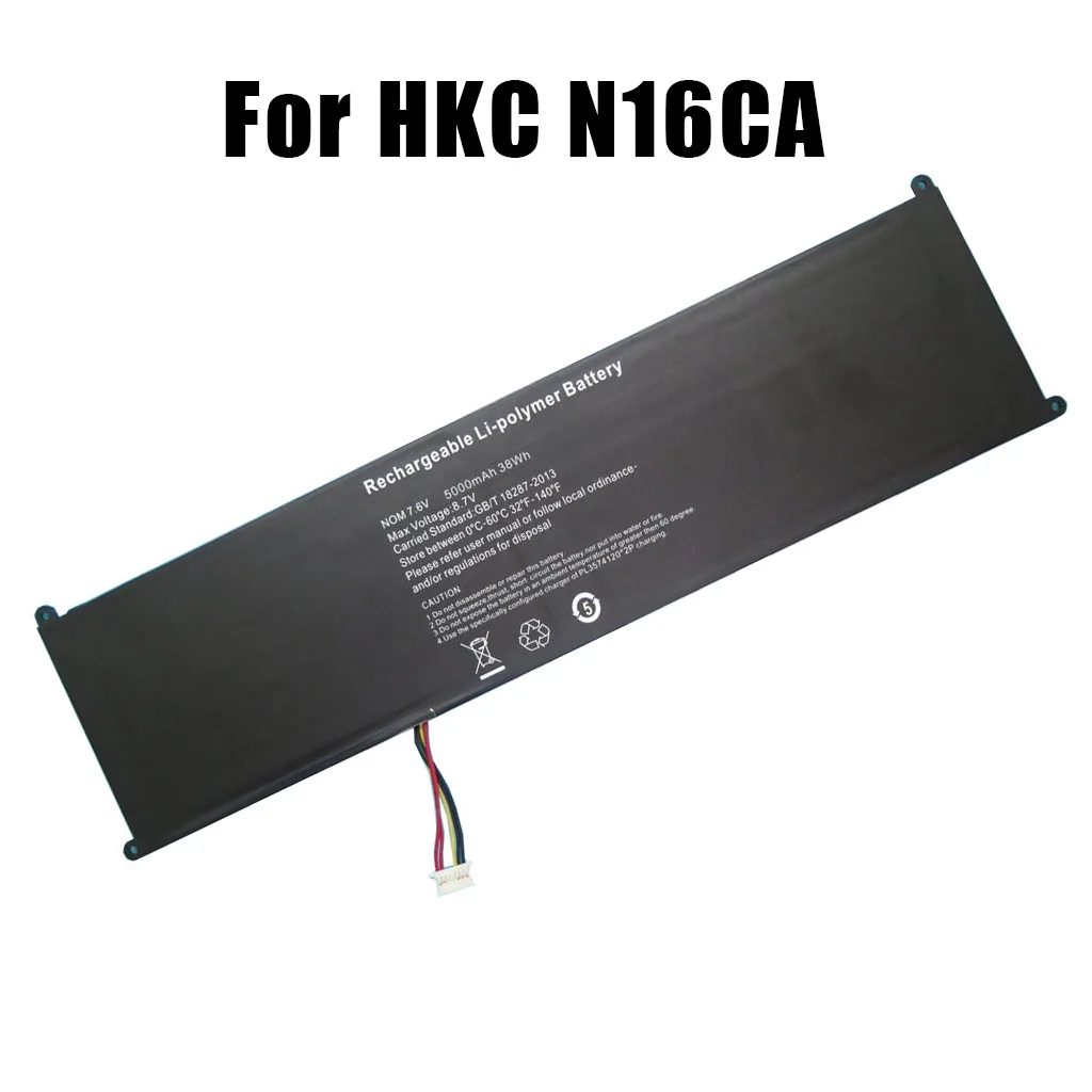 

For HKC N16CA Laptop Battery 5000mAh 7.6V 38Wh 7PIN 5Cable New