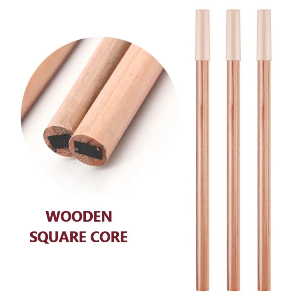 Beauty Women Wooden Eyebrow Enhancers Hard Eyebrow Pencil Microblading Marker Pen Permanent Tattoo Pen Eye Brow Tint