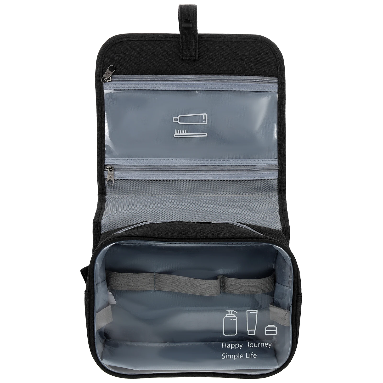

Creative Toiletry Folding Zipper Makeup Storage Travel Organizer Durable Lightweight Wash Bag For Home Trip