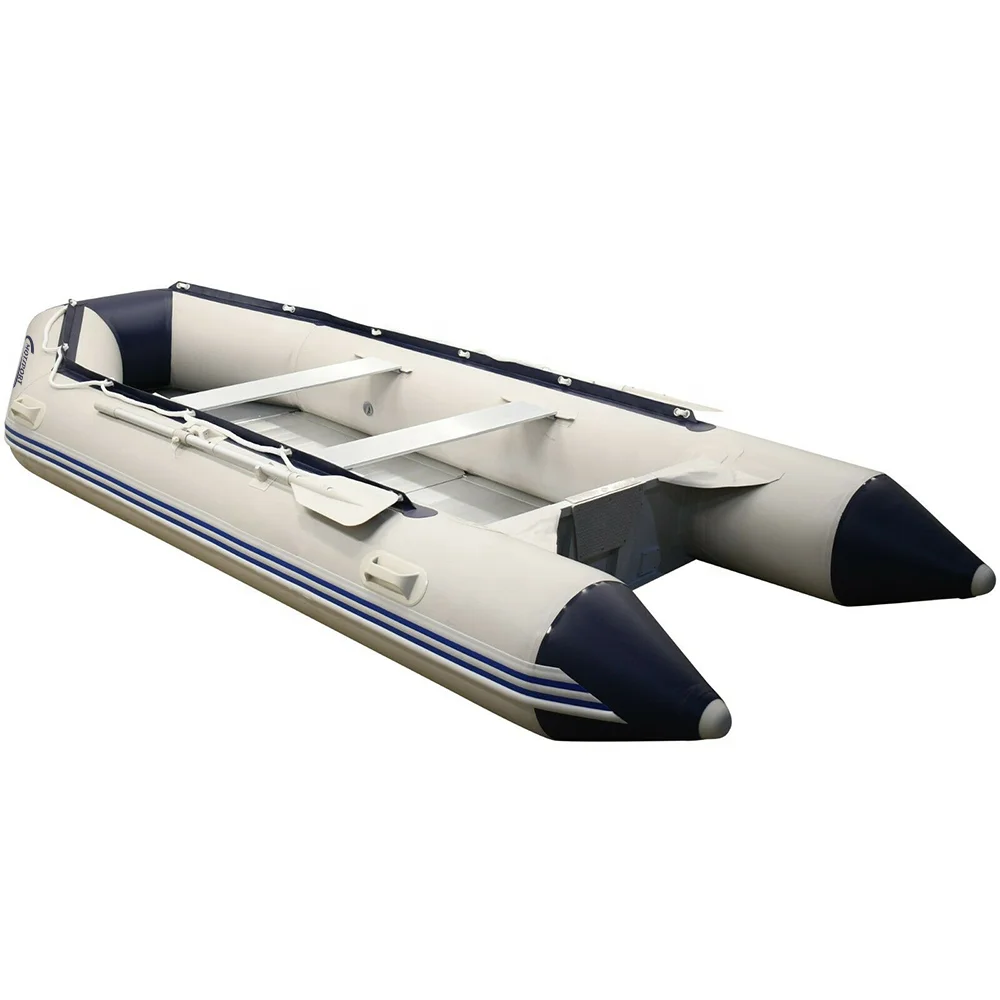 New modern design OEM ODM dinghy inflatable PVC coated fishing boat custom CE certified aluminum boat strap accessories