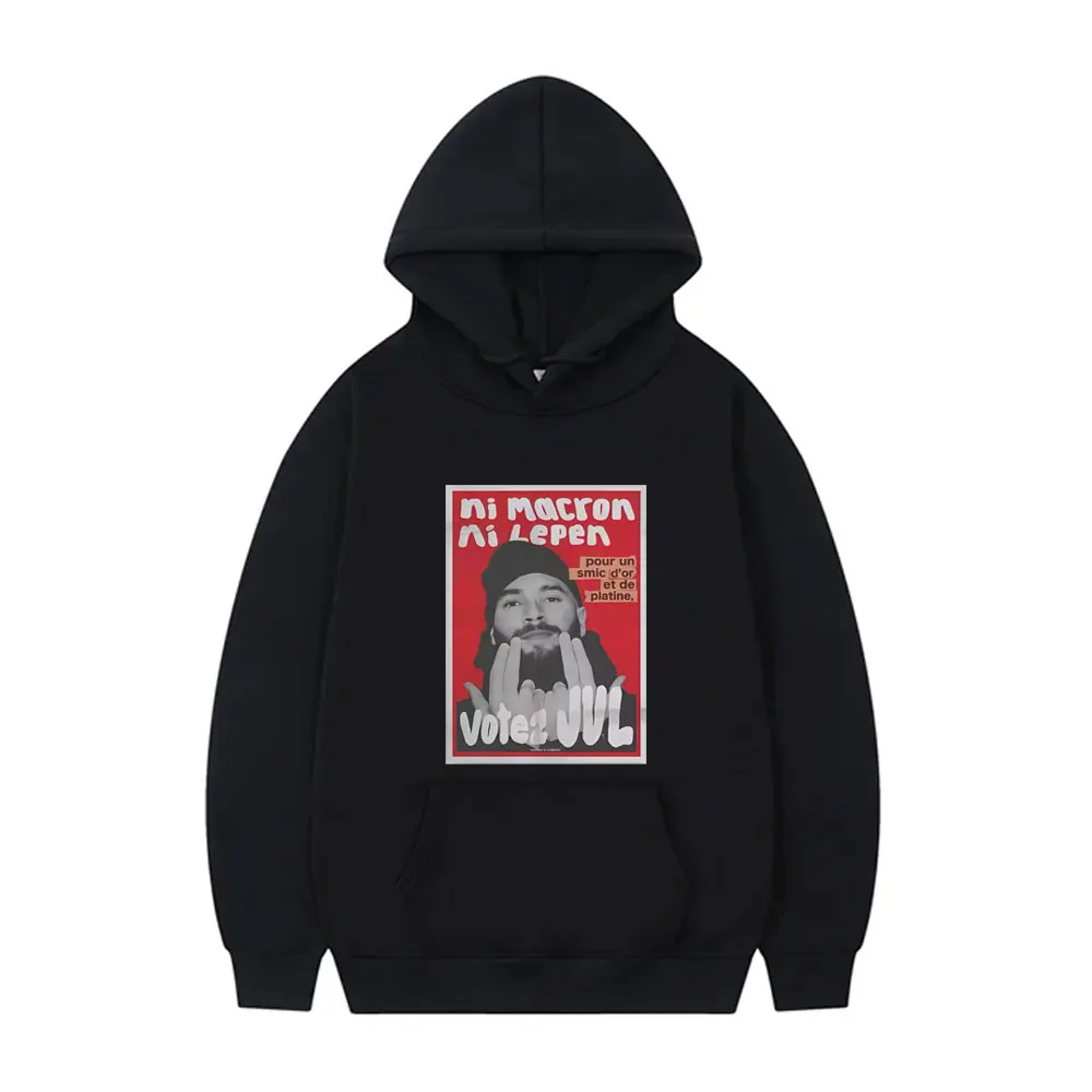 

French Rapper JUL Graphic Hoodie Men's Women's Hip Hop Fashion Trend Streetwear Male Vintage Casual Oversized Pullover Hoodies
