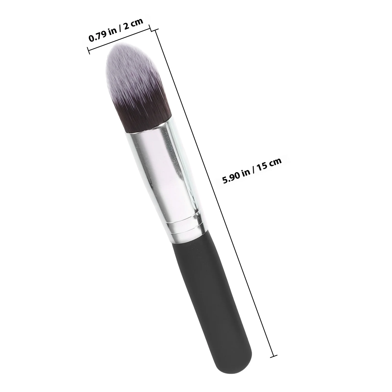 Juego de brochas de maquillaje, 10 Uds., brochas profesionales de fibra sintética de primera calidad, mango atrevido, base facial, mezcla, colorete, delineador de ojos