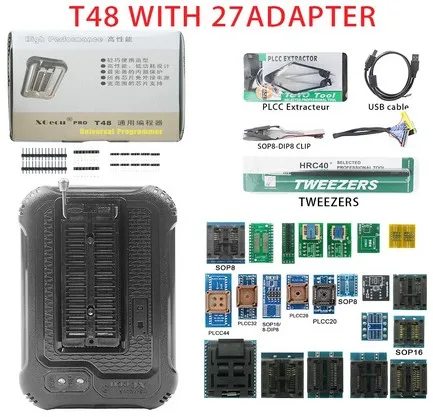 

T48 TL866 II USB Programmer Notebook Routing BGA LCD Motherboard Bios Car N-A-N-D Burning