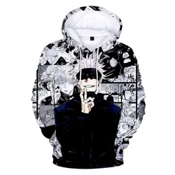 Loose Sweatshirts 3d Printed Anime Jujutsu Kaisen Cartoon Hoodies Kid Unisex Tops Comfortable Autumn Winter Long Sleeve Pullover