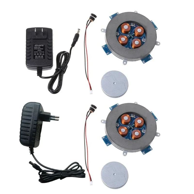 Noyau de fer à lévitation magnétique 500g, grand ornement à lévitation magnétique porteur, bricolage avec lumière LED