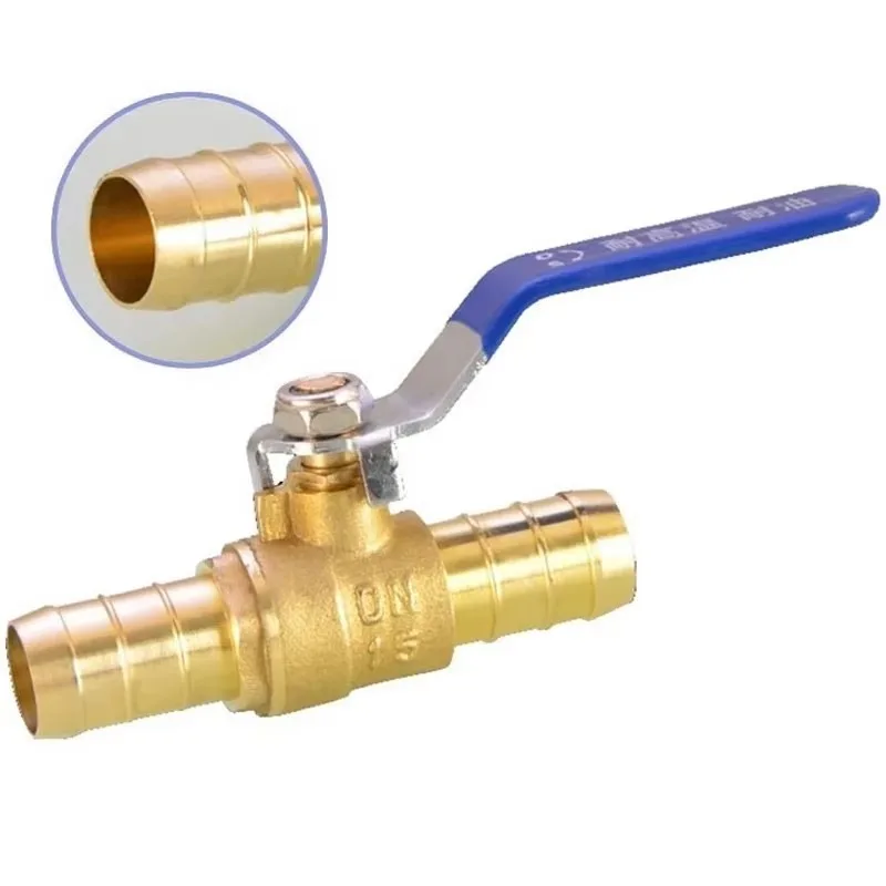 صمام كروي مزدوج البرج، مفتاح شريطي نحاسي، تركيب أنابيب الغاز الطبيعي/LPG 8/10/12 مم