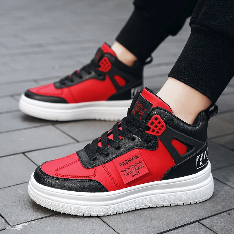 Brand Kids Shoes Trend Basketball Shoes Boys High-top Sneakers Casual Sport Tennis Shoes Children Gym Shoes Antislip Trainers