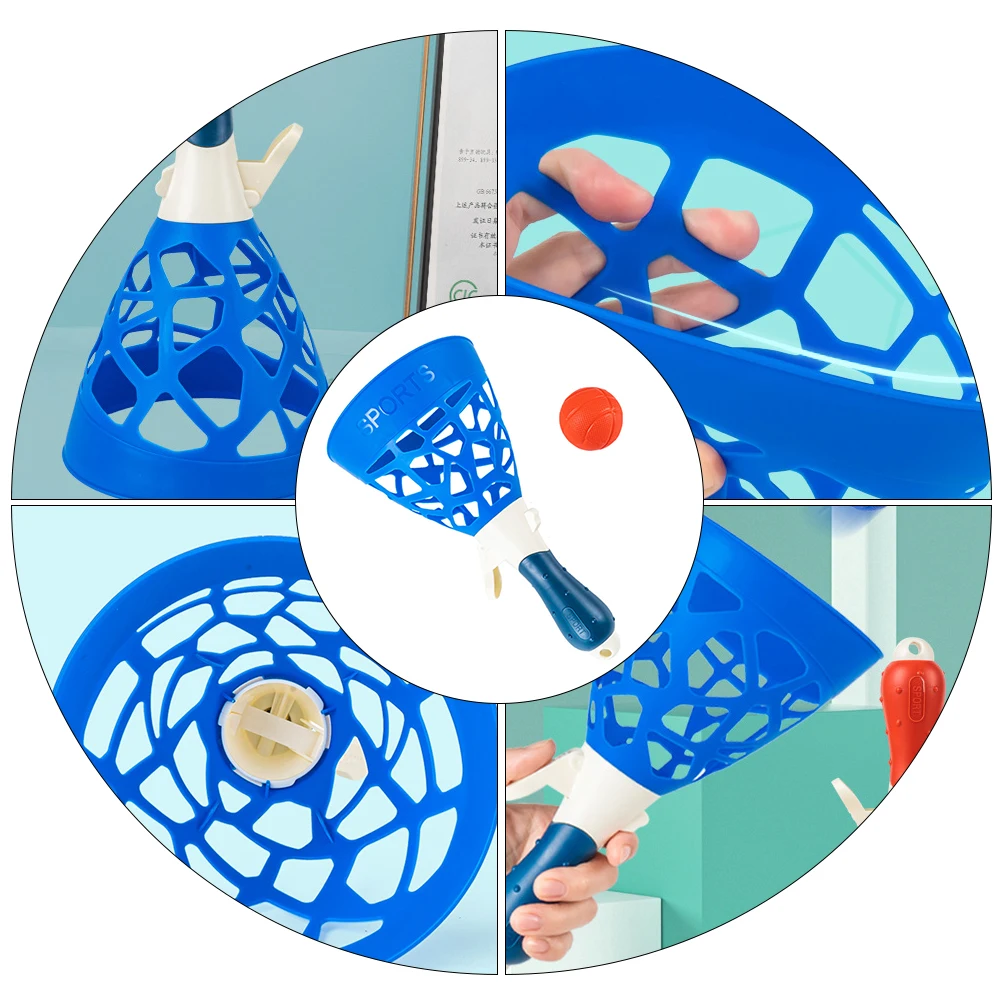 Plastikowe Piłeczki do Łapania Zabawka Rodzinna Dziecięca Akcesoria Gra Plaża Park Basen Plastikowy Wyrzutnik do Łapania Aktywność dla Dzieci