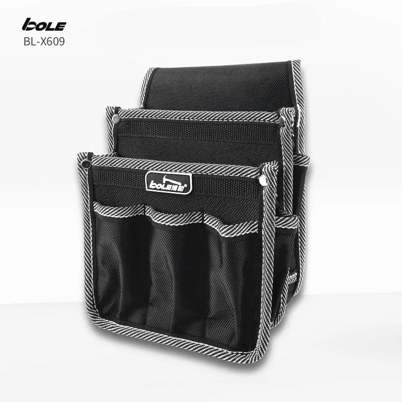 BOLE Square Open Tool Waist Bag Multi-Purpose And Handy Electrician Special Tool Bag