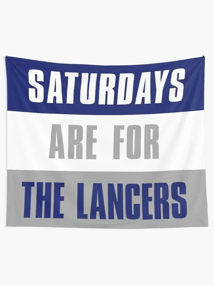 Saturdays are for The Lancers, Longwood University Tapestry Art Mural Bedroom Organization And Decoration Tapestry