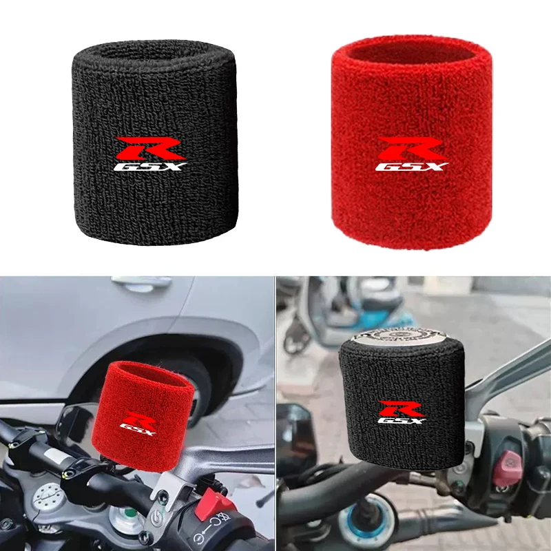 Cubierta de la Funda del Depósito de Líquido de Freno y Embrague Delantero para Motocicleta Suzuki GSXR 400 GSX-R400 gk73a gsxrgsx-r 400 73A, Pegatinas para Coche