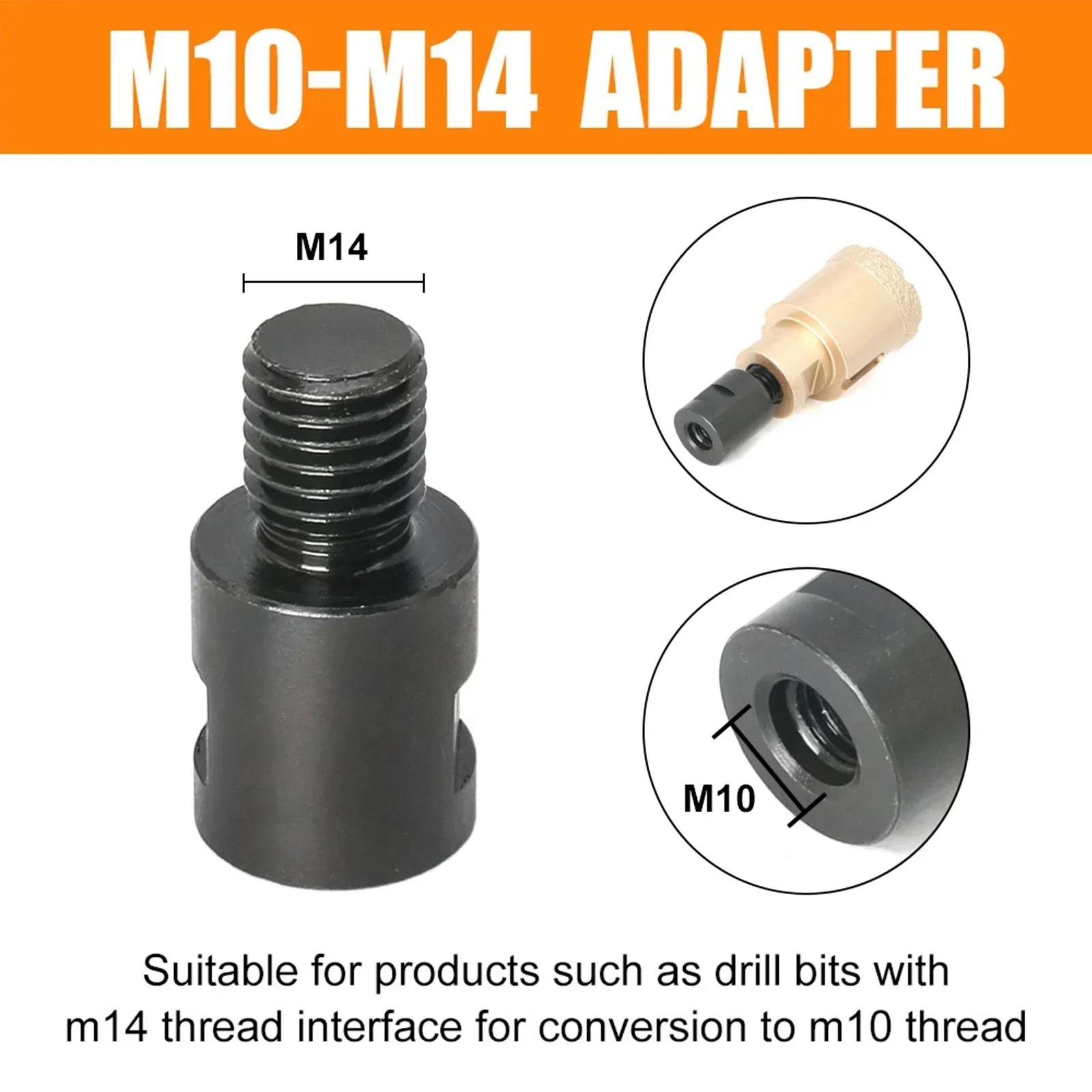 Metaal-Haakse Slijper-Adapter Converter M10 Naar M14,M14 Naar 5-8-11,5-8-11 Naar M10 Converter Adapte Arbor Connector Accessoires