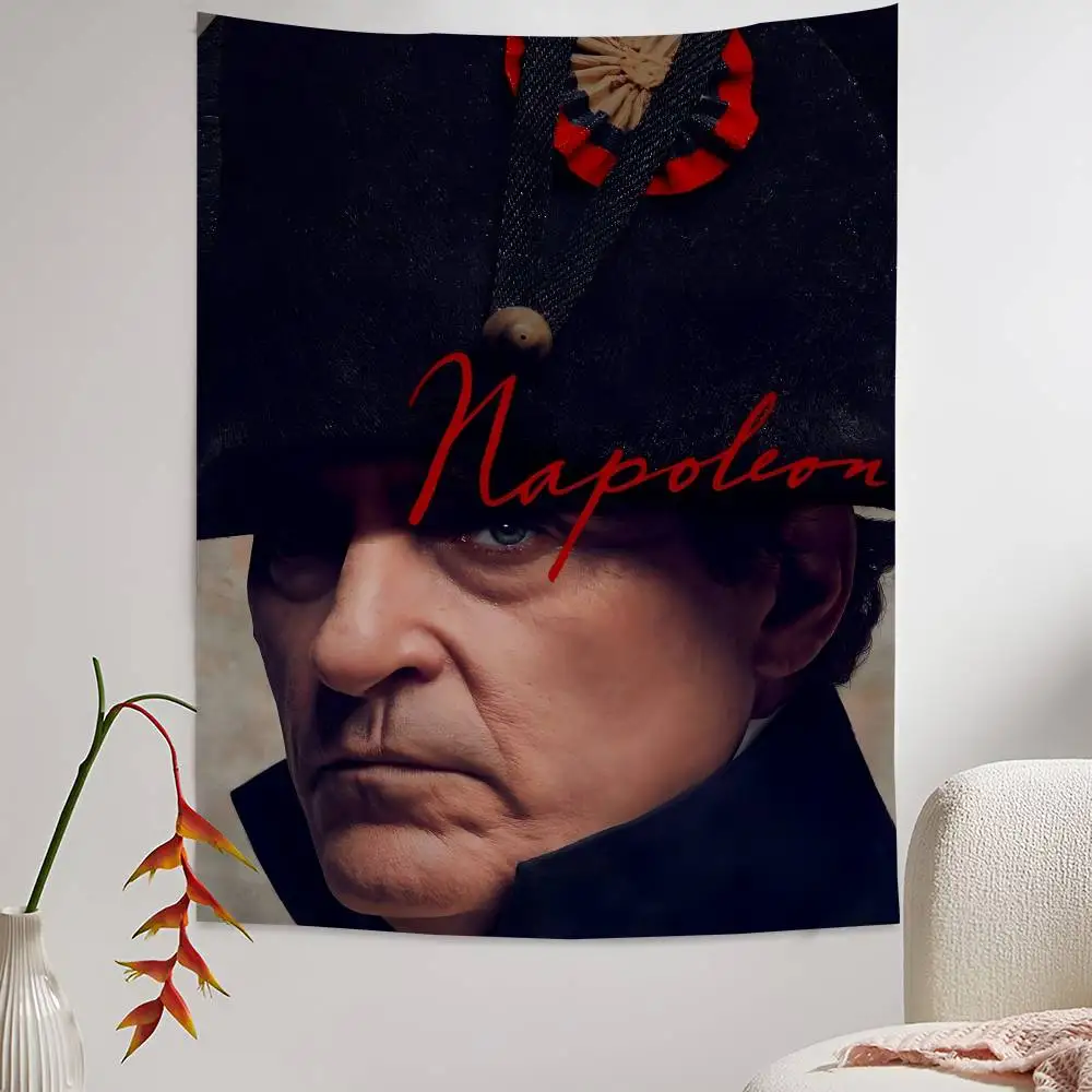 Napoleon Bonaparte Portrait Anime Tapestry Hippie Flower Wall Carpets Dorm Decor Wall Hanging Home Decor