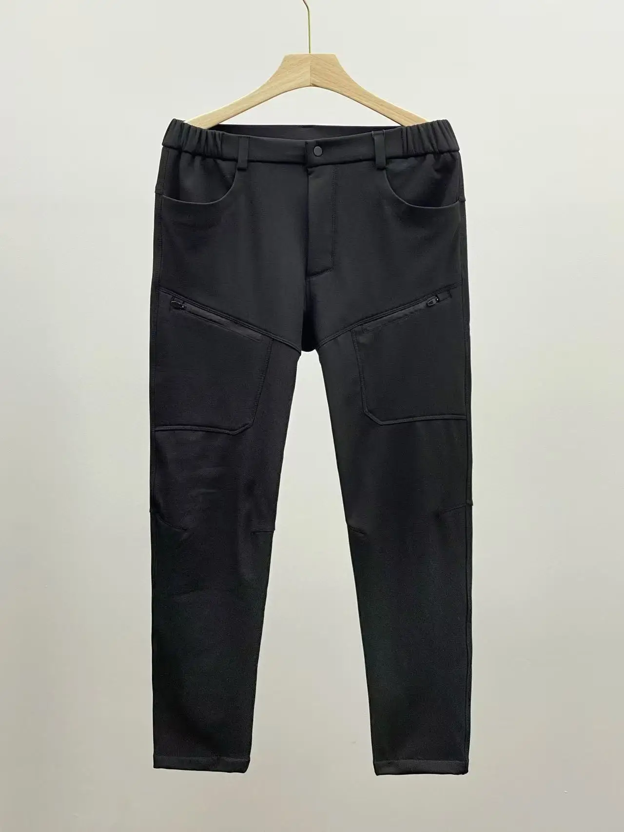 

Thiened Fce Lined Outdoor Men's Casual Sports Pants Straight Leg Workwear Trousers for Autumn Winter Bird Home Substitute