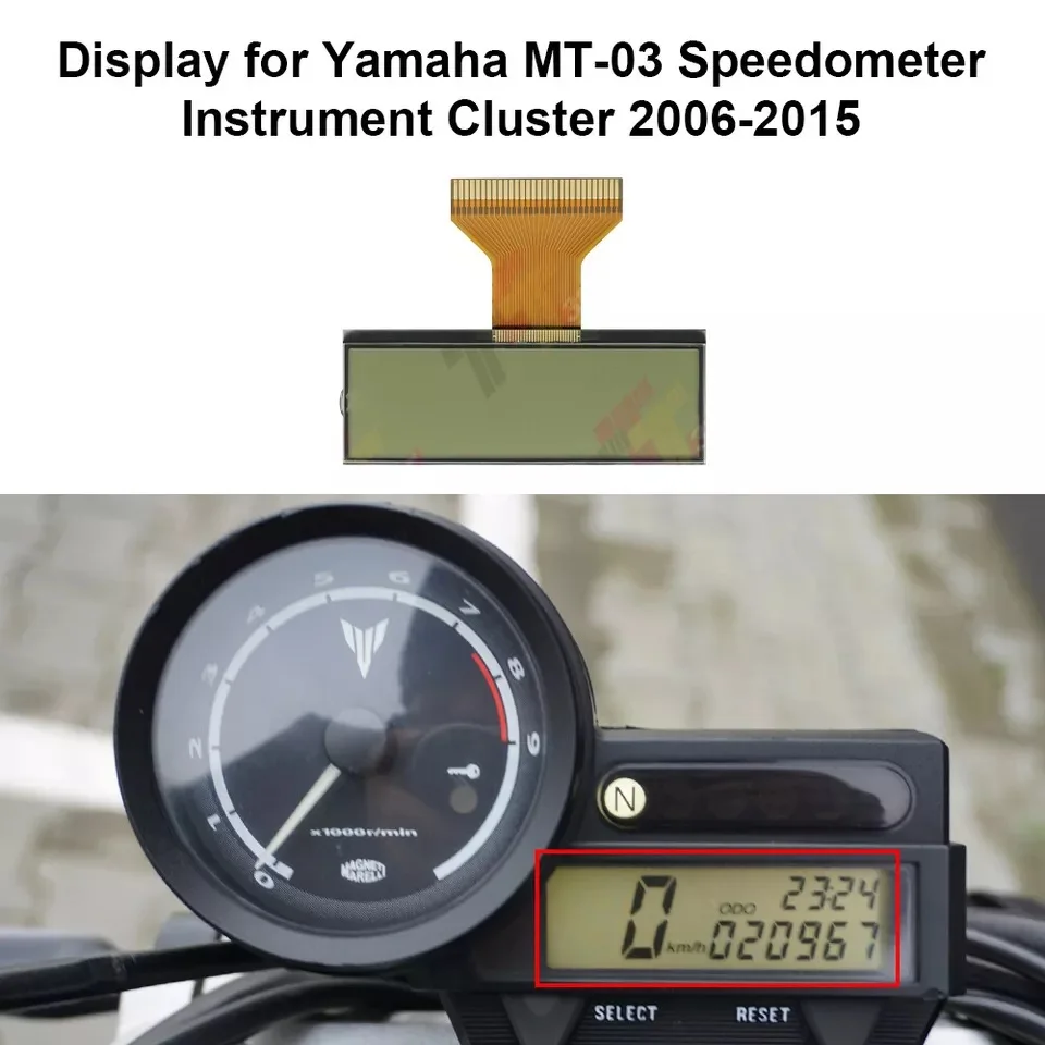 

Dashboard LCD Display for Yamaha MT03 MT-03 Instrument Cluster Speedometer