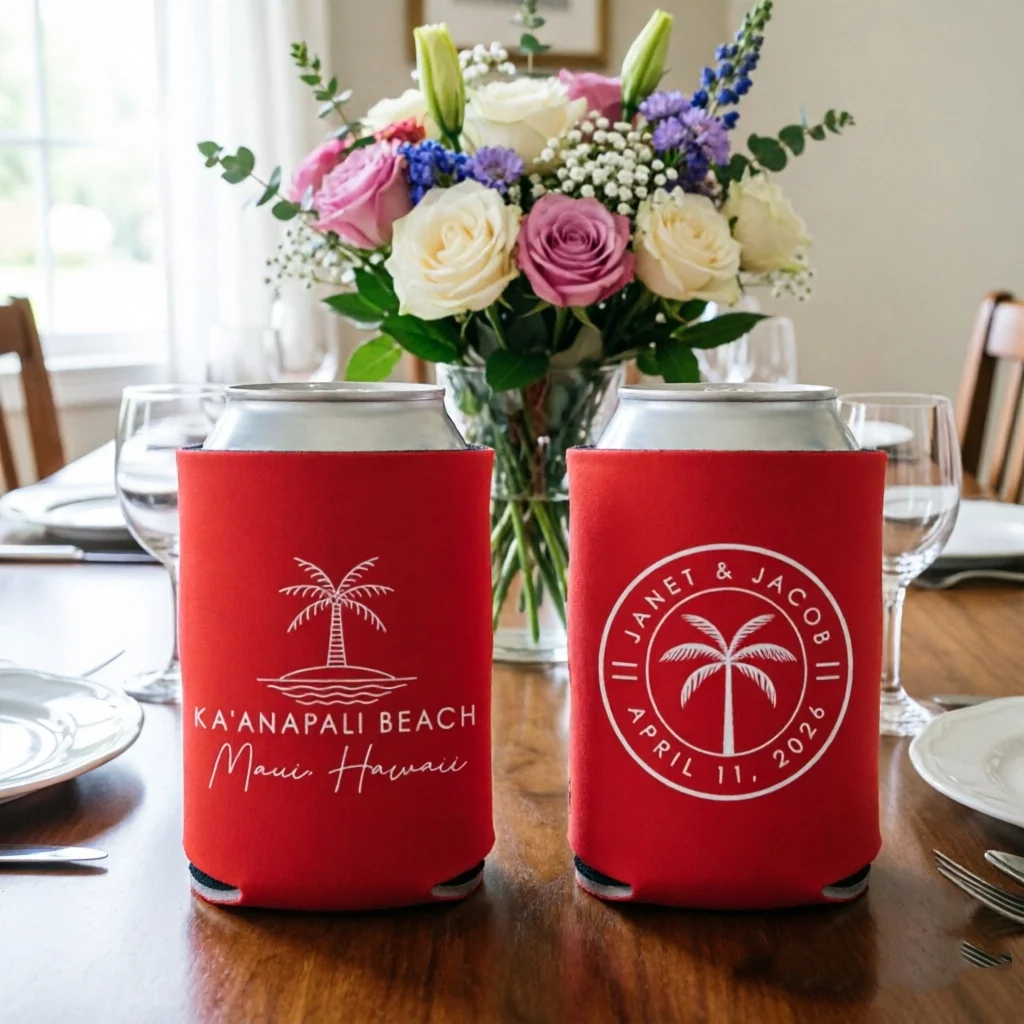 10/20/50pcs Personalized Birthday Can cooler designs | beer hugger | Stubby Cooler |18th 21st 50th 40th 30th 60th 70th Birthday