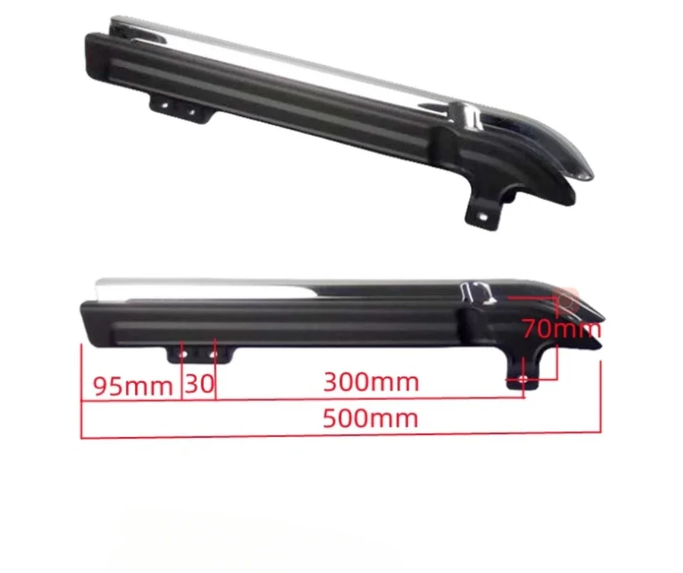 

CG125 WY125 Мотоцикл Ретро Модифицированная половина цепи Утолщенная защита цепи из нержавеющей стали GN125 Ranger GS125