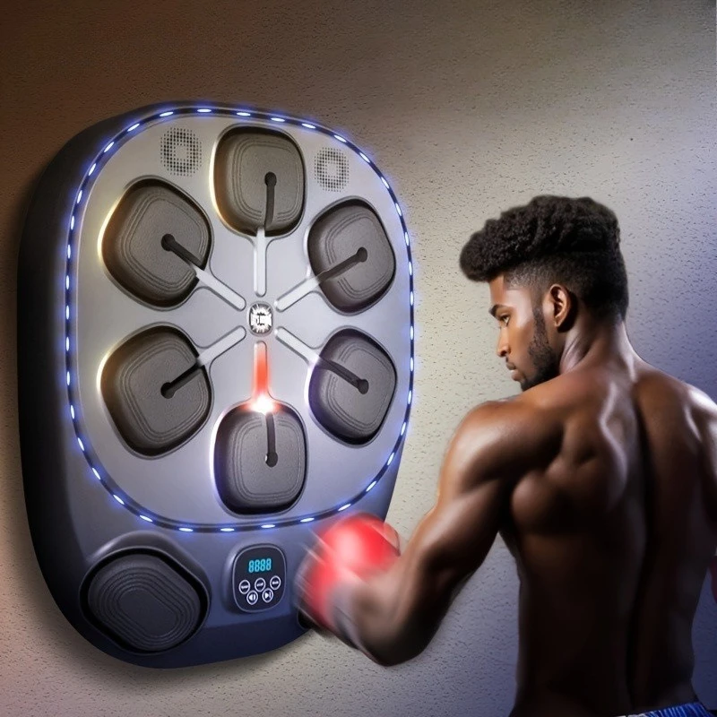 Intelligent Bluetooth music home boxing trainer - adult sparring and boxing target - stress relief wall target