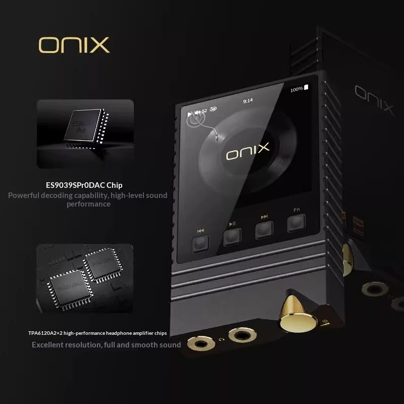 مشغل SHANLING ONIX Overture XM5 مشغل MP3 مشغل موسيقى محمول مشغل MP3 عالي الجودة HIFI Hi-res صوت مزدوج بلوتوث 5.2 DAC LDAC