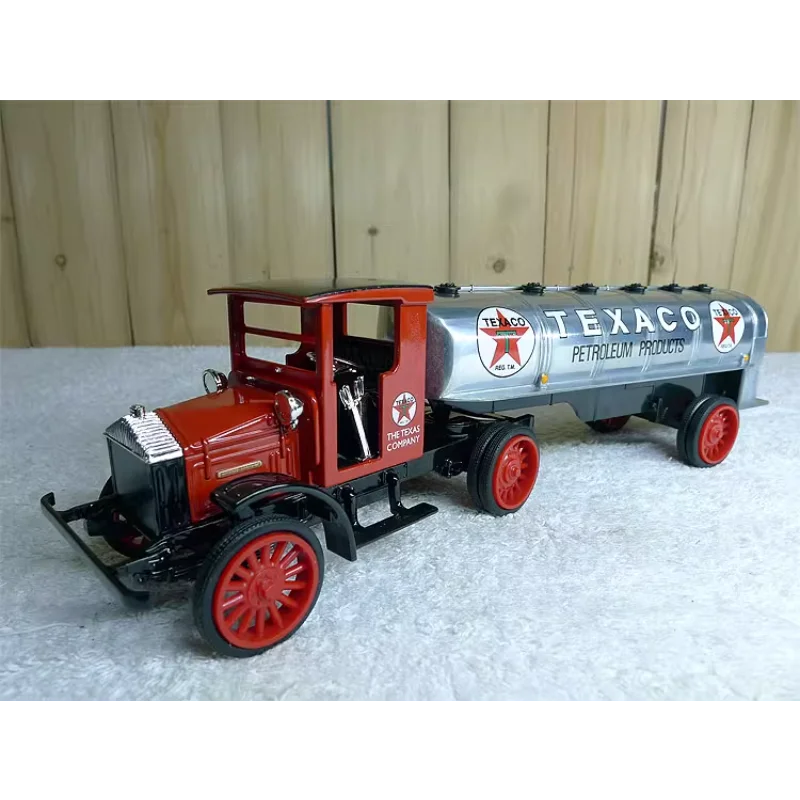 

Diecast ERTL 1:25 Scale TEXACO PETROLEUM Silver Alloy Tanker Model Collectible Toy Gift Souvenir Display Ornament