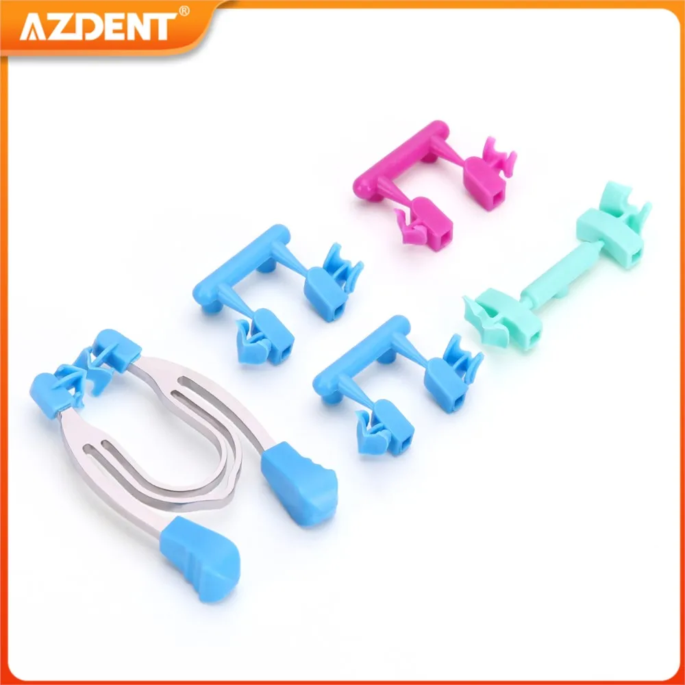 

AZDENT Dental Matrix Sectional Contoured Metal Spring Clip Rings Matrices Clamps Wedges Dentist Tools Instrument