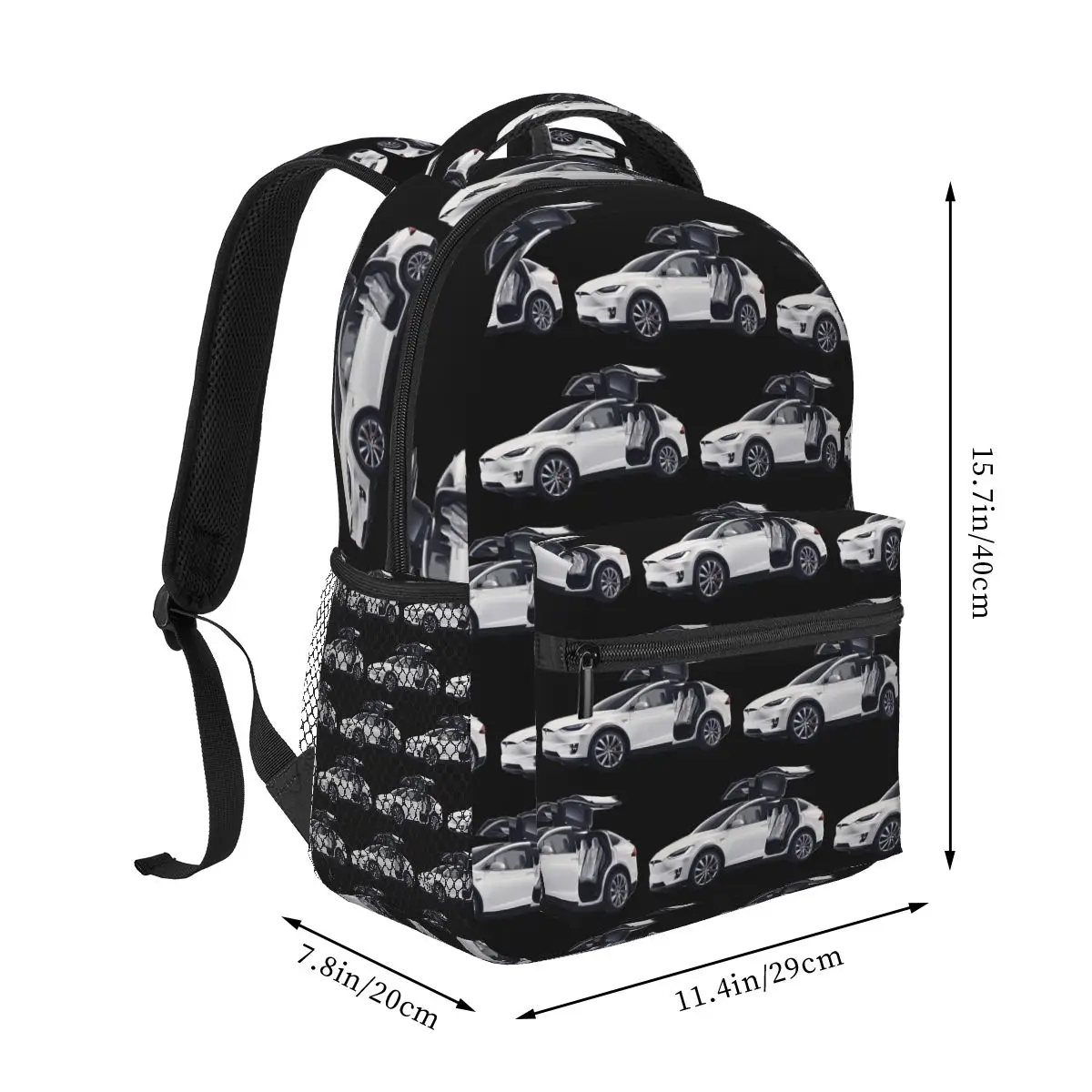 Model X Tesla Backpacks Boys Girls Bookbag Children School Bags Cartoon Travel Rucksack Shoulder Bag Large Capacity