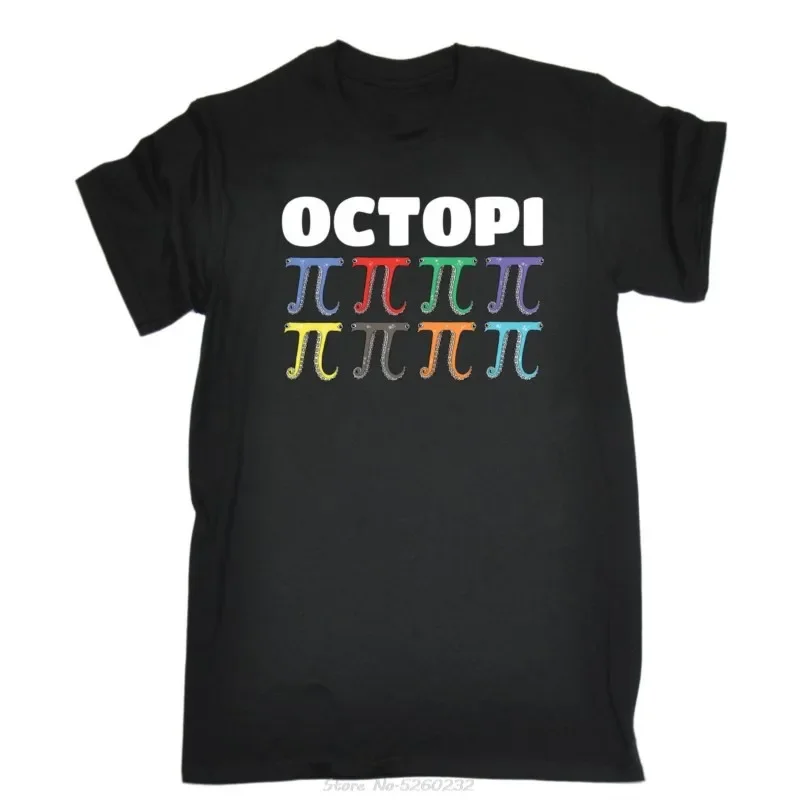 Octopus Octopi MENS T SHIRT birthday fashion funny geek nerd maths PI gift Men'S High Quality Custom Printed Tops Hipster Tees