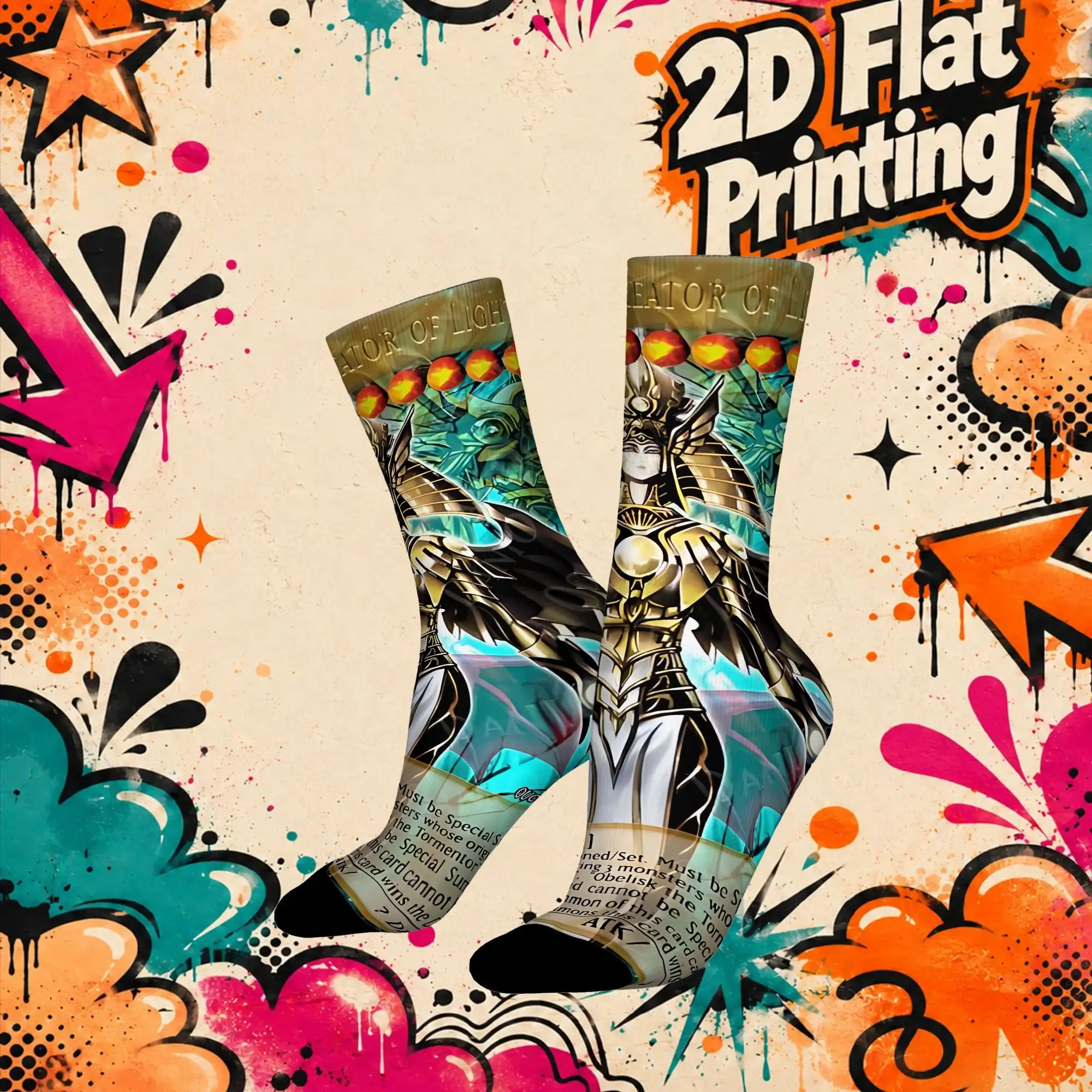 Sport YU GI OH Card Meme Crazy Running Men's compression Socks Unisex items Crew Sock Cycling socks