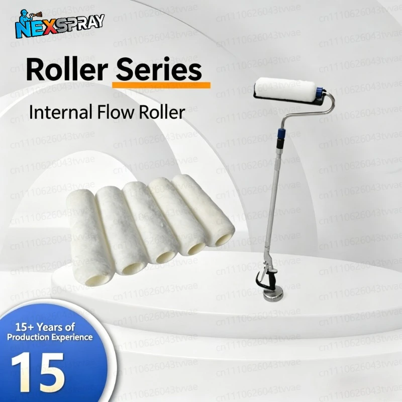 Inner Flow Roller Renovation Latex Paint White Wall Repair Manual Roller Brush Spraying Machine Painting Accessories