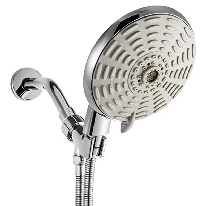 Shower Set 6-inch Hand-held Nozzle, Large Panel, Eight-function Shower Head