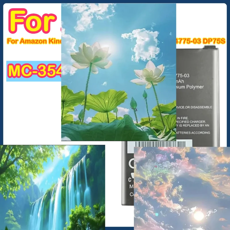 

MC-354775-03 58-000008 For Amazon Battery Kindle PaperWhite S2011-003-S 58-000008 DP75SD1 EY21 1st KPW1 MC-354775-03 DP75S