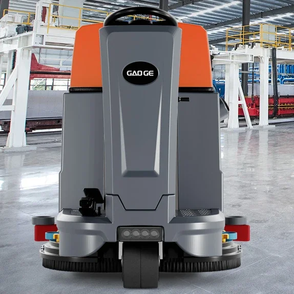 Gaoge Brand Model A26 Ride On Floor Scrubber 85L 660/1080MM 145BAR 180RPM Industrial Floor Scrubber Drier for Shopping Malll