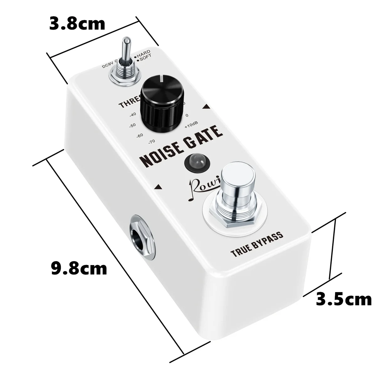 Rowin Noise Gate Gitaar Pedaal Gitaar Effect Pedalen Ruisonderdrukking Effecten Voor Elektrische Gitaar Hard Soft 2 Modi