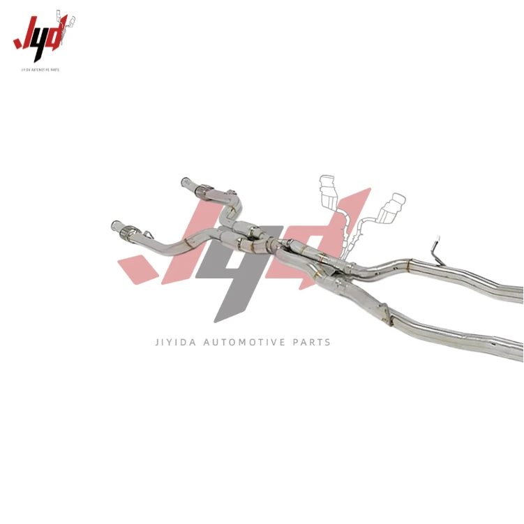 OEM Performance Exhaust Muffler System for GLC63 4.0T 2018-2022 Valvetronic Stainless Steel Catback Exhaust