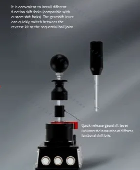 V7 SQ2/6+4R Sim Shifter Manual Shifter + Reverse，Gear Kit Racing simulator H mode，For Manual & Sequential Shifts